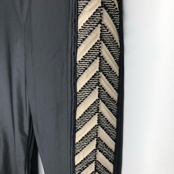 KORAL‎ Black Leggings with  Side Texture Strip - Picture 3 of 4